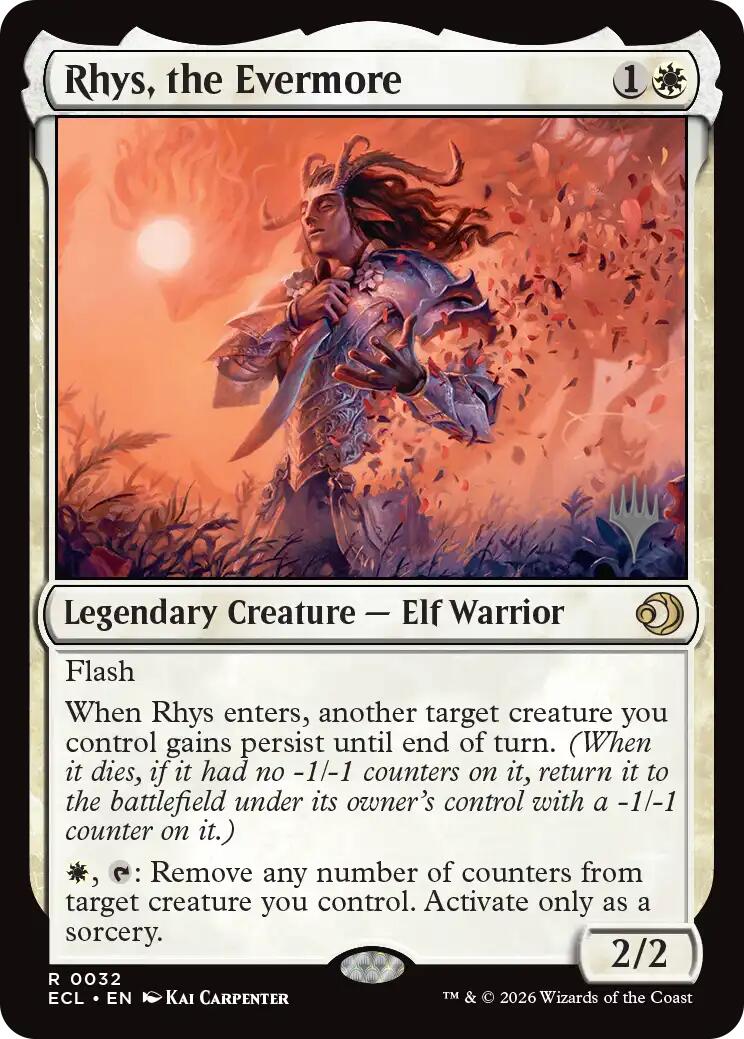 Rhys, the Evermore [Lorwyn Eclipsed Promos] | Magic Magpie