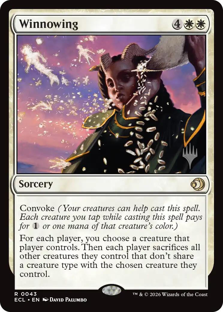 Winnowing [Lorwyn Eclipsed Promos] | Magic Magpie