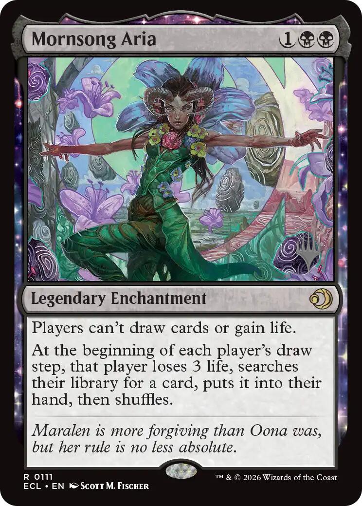 Mornsong Aria [Lorwyn Eclipsed Promos] | Magic Magpie