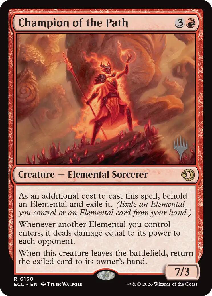 Champion of the Path [Lorwyn Eclipsed Promos] | Magic Magpie