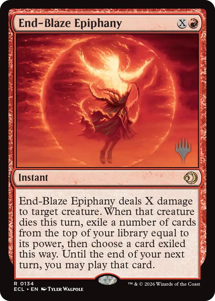 End-Blaze Epiphany [Lorwyn Eclipsed Promos] | Magic Magpie