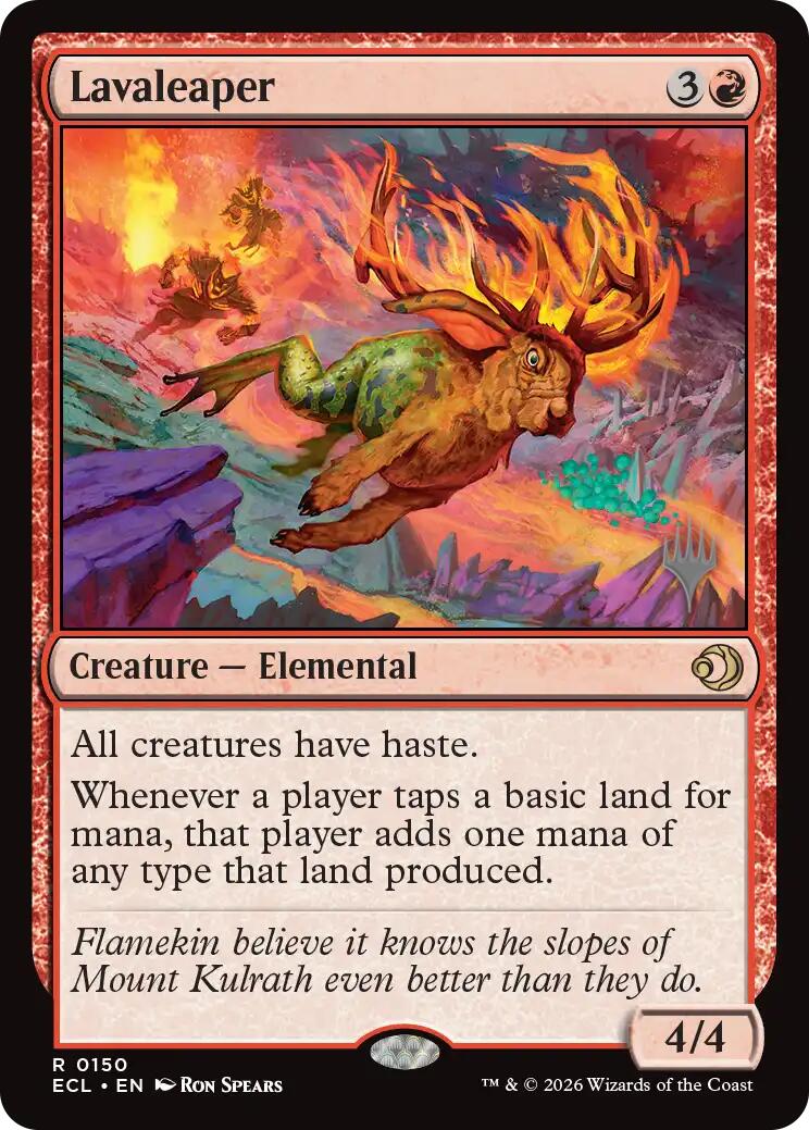 Lavaleaper [Lorwyn Eclipsed Promos] | Magic Magpie