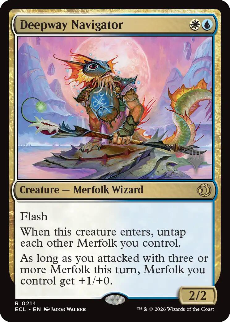 Deepway Navigator [Lorwyn Eclipsed Promos] | Magic Magpie