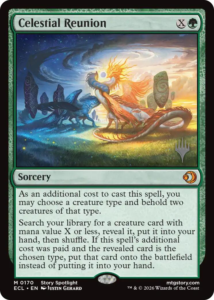 Celestial Reunion [Lorwyn Eclipsed Promos] | Magic Magpie