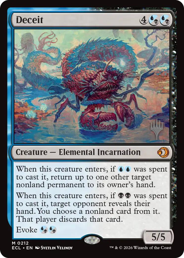 Deceit [Lorwyn Eclipsed Promos] | Magic Magpie