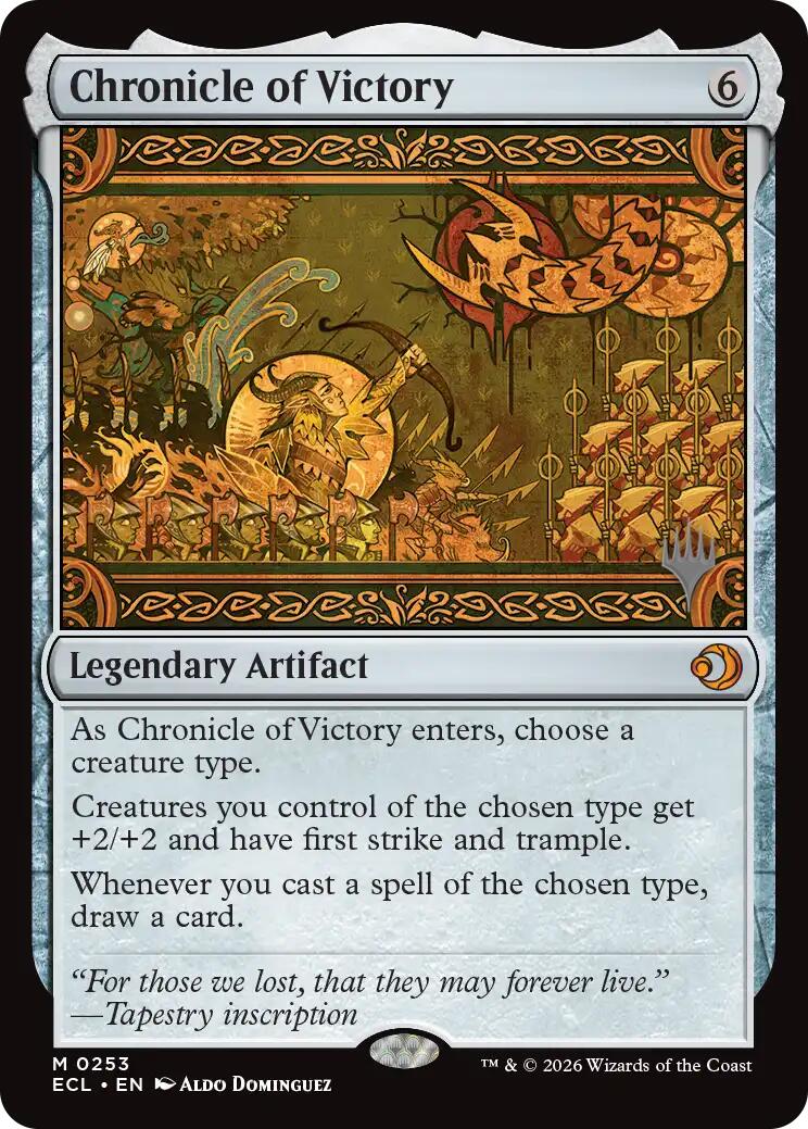 Chronicle of Victory [Lorwyn Eclipsed Promos] | Magic Magpie