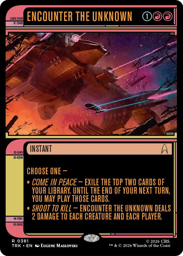 Encounter the Unknown (Showcase) [Star Trek] | Magic Magpie