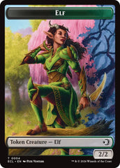Elf // Kithkin (0007) Double-Sided Token [Lorwyn Eclipsed Tokens] | Magic Magpie