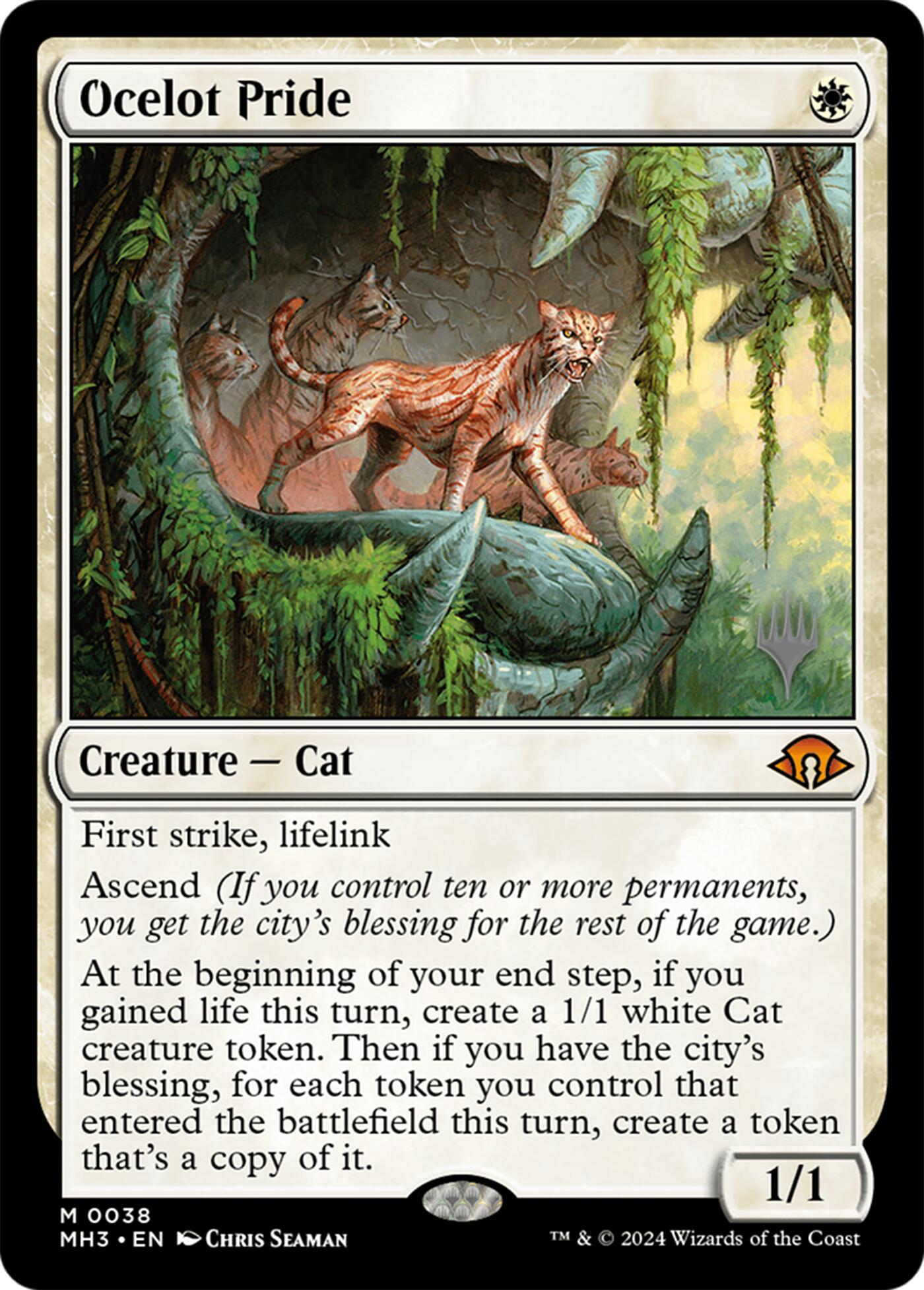 Ocelot Pride [Lorwyn Eclipsed Promos] | Magic Magpie