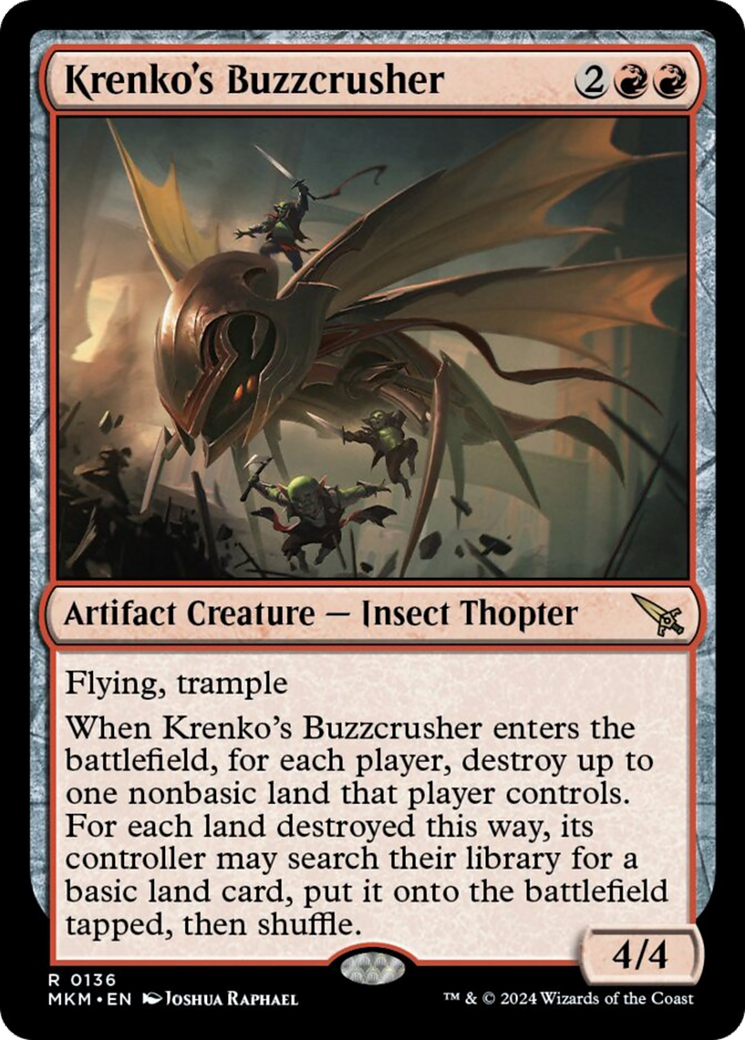 Krenko's Buzzcrusher [Murders at Karlov Manor] | Magic Magpie