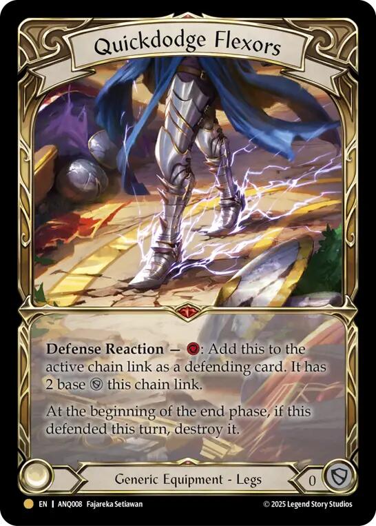Quickdodge Flexors [ANQ008] (Compendium of Rathe - Antiquity Pack)  Rainbow Foil | Magic Magpie