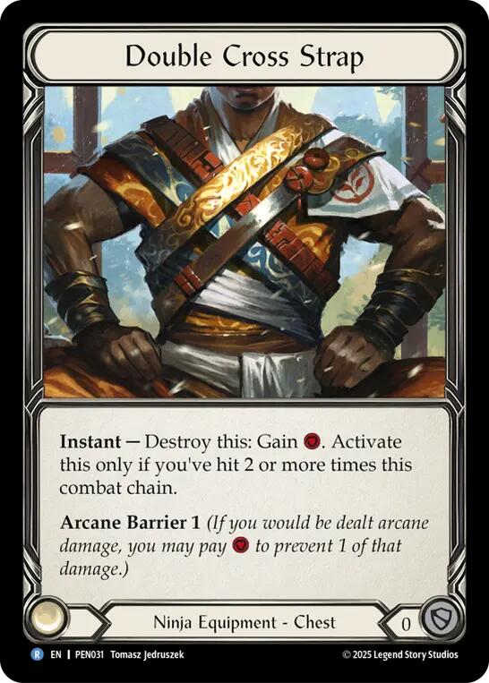 Double Cross Strap [PEN031] (Compendium of Rathe) | Magic Magpie