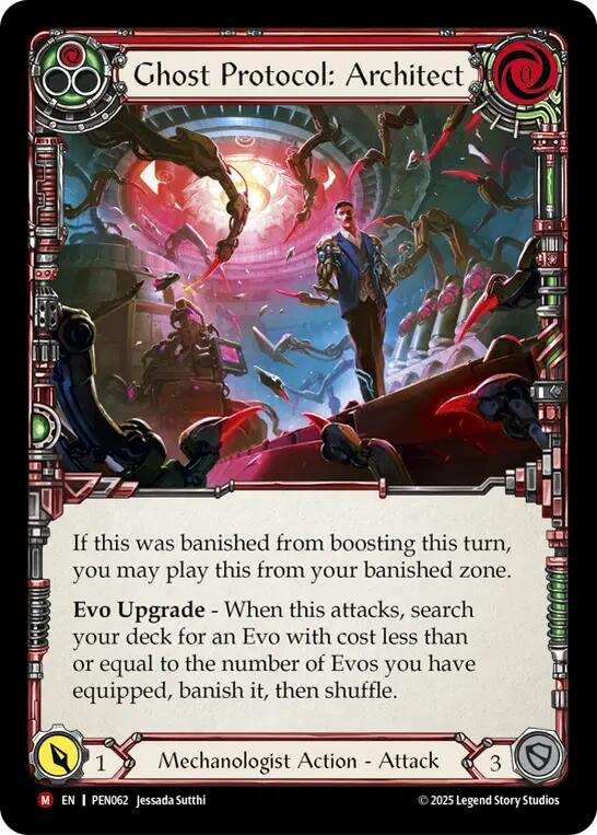 Ghost Protocol: Architect [PEN046] (Compendium of Rathe)  Rainbow Foil | Magic Magpie