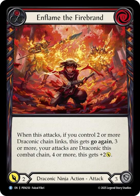 Enflame the Firebrand [PEN250] (Compendium of Rathe) | Magic Magpie