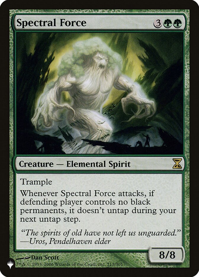 Spectral Force [The List] | Magic Magpie