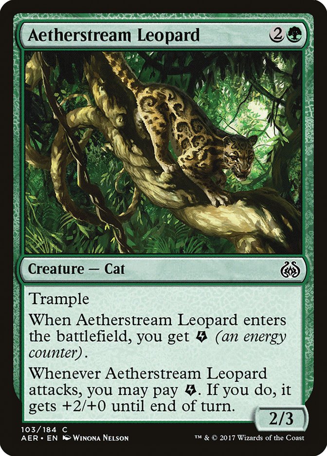 Aetherstream Leopard [Aether Revolt] | Magic Magpie