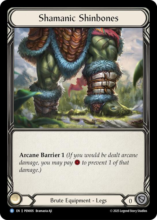 Shamanic Shinbones [PEN005] (Compendium of Rathe) | Magic Magpie