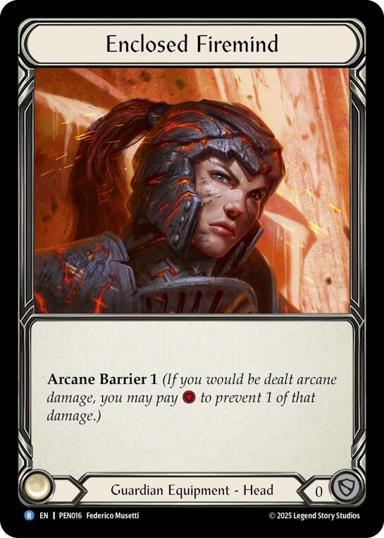 Enclosed Firemind [PEN016] (Compendium of Rathe)  Cold Foil | Magic Magpie