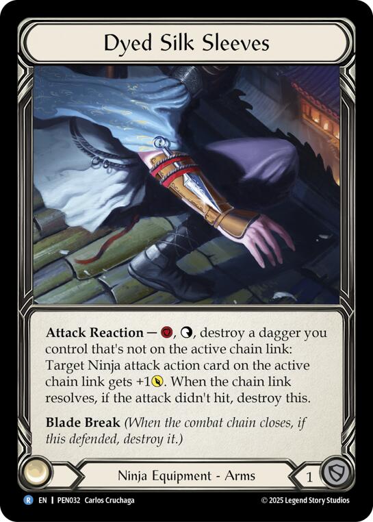 Dyed Silk Sleeves [PEN032] (Compendium of Rathe)  Cold Foil | Magic Magpie