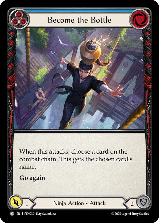 Become The Bottle (Blue) (Regular) [PEN039] (Compendium of Rathe) | Magic Magpie