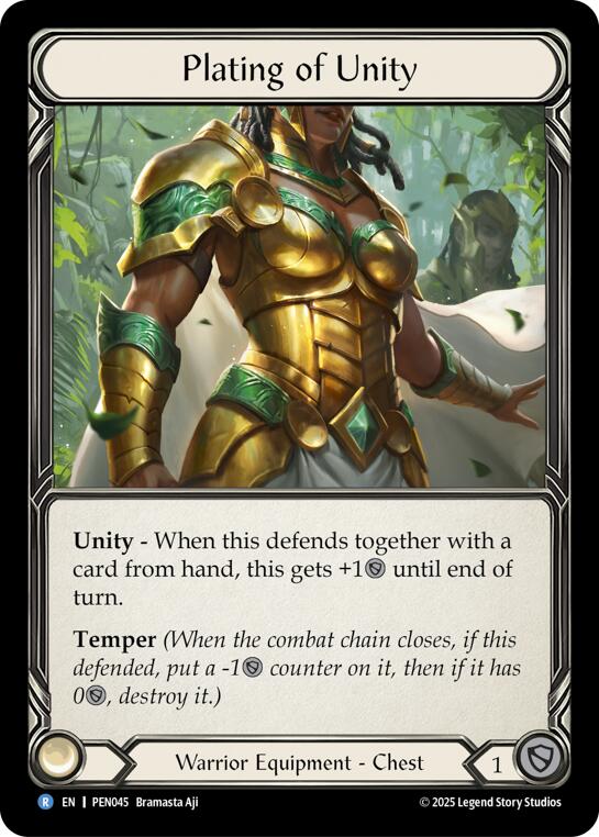 Plating Of Unity [PEN045] (Compendium of Rathe)  Cold Foil | Magic Magpie