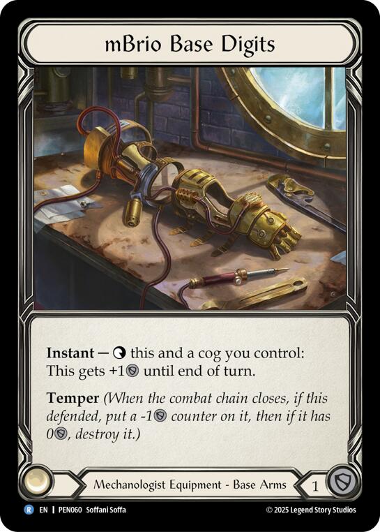 Mbrio Base Digits [PEN060] (Compendium of Rathe)  Cold Foil | Magic Magpie