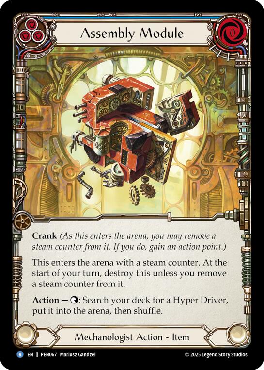 Assembly Module (Blue) (Regular) [PEN067] (Compendium of Rathe) | Magic Magpie