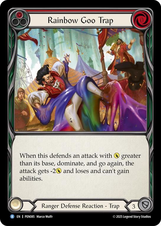 Rainbow Goo Trap (Red) (Regular) [PEN085] (Compendium of Rathe) | Magic Magpie