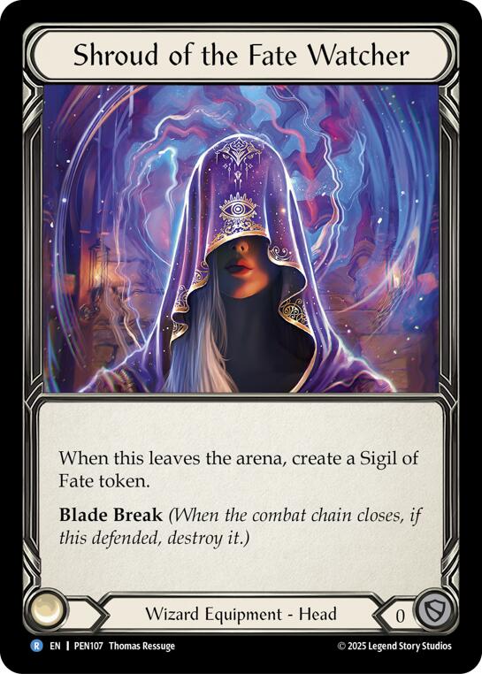 Shroud Of The Fate Watcher [PEN107] (Compendium of Rathe)  Cold Foil | Magic Magpie