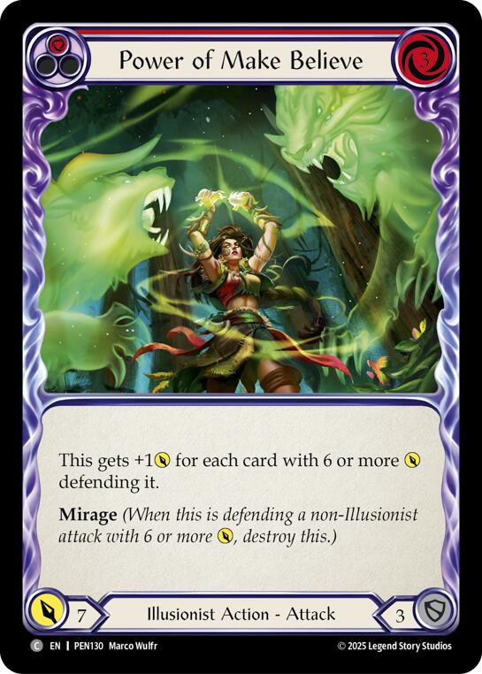 Power Of Make Believe (Red) (Regular) [PEN130] (Compendium of Rathe) | Magic Magpie