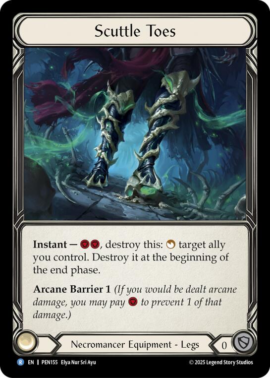 Scuttle Toes [PEN155] (Compendium of Rathe)  Cold Foil | Magic Magpie