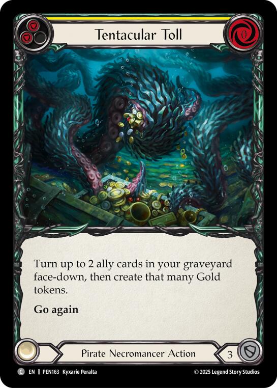 Tentacular Toll (Yellow) (Regular) [PEN163] (Compendium of Rathe) | Magic Magpie