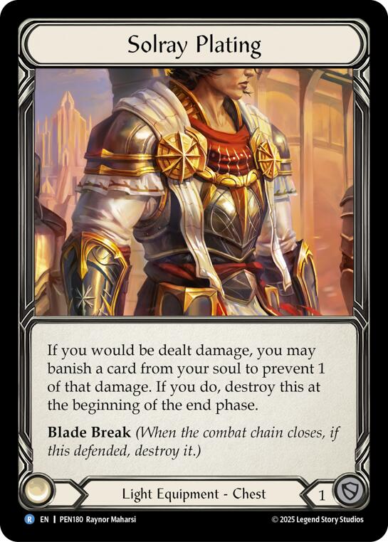 Solray Plating [PEN180] (Compendium of Rathe)  Cold Foil | Magic Magpie