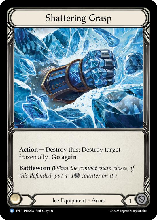 Shattering Grasp [PEN228] (Compendium of Rathe)  Cold Foil | Magic Magpie