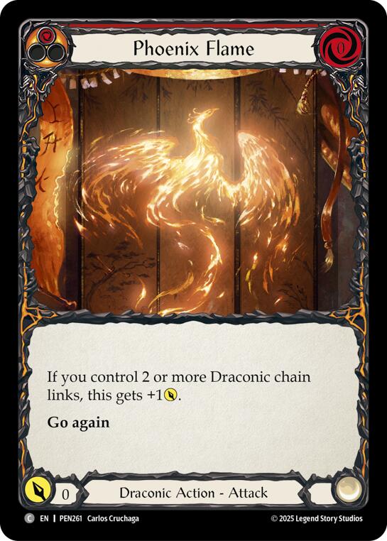 Phoenix Flame (Red) (Regular) [PEN261] (Compendium of Rathe) | Magic Magpie