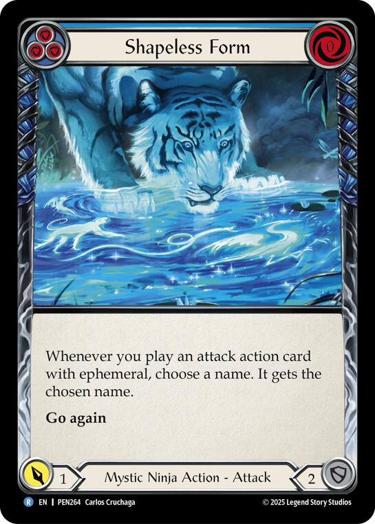 Shapeless Form (Blue) (Rainbow Foil) [PEN264] (Compendium of Rathe)  Rainbow Foil | Magic Magpie