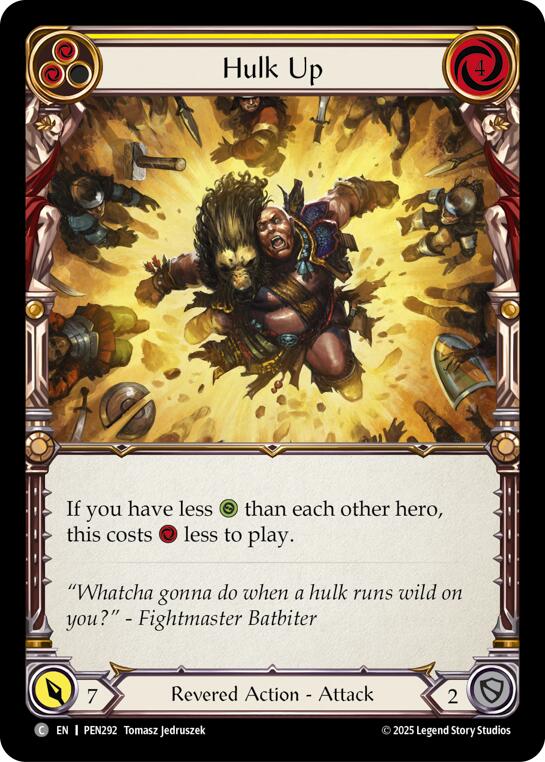 Hulk Up (Yellow) (Regular) [PEN292] (Compendium of Rathe) | Magic Magpie