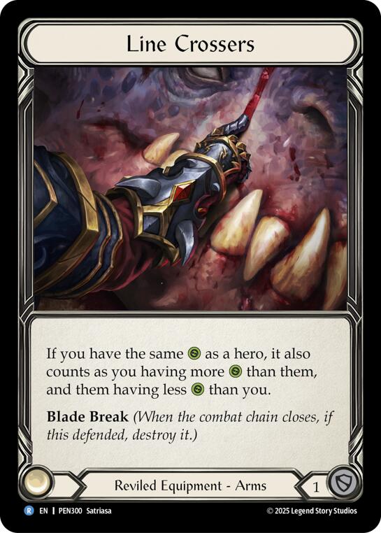 Line Crossers [PEN300] (Compendium of Rathe)  Cold Foil | Magic Magpie