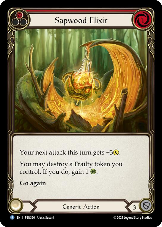 Sapwood Elixir (Red) (Regular) [PEN326] (Compendium of Rathe) | Magic Magpie