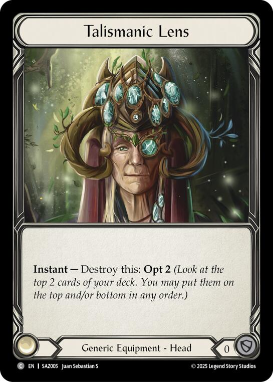 Talismanic Lens [SAZ005] (GEM Pack 2) | Magic Magpie