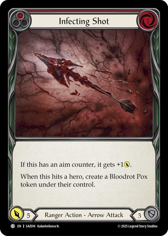 Infecting Shot (Red) (Regular) [SAZ014] (Silver Age Chapter 2) | Magic Magpie