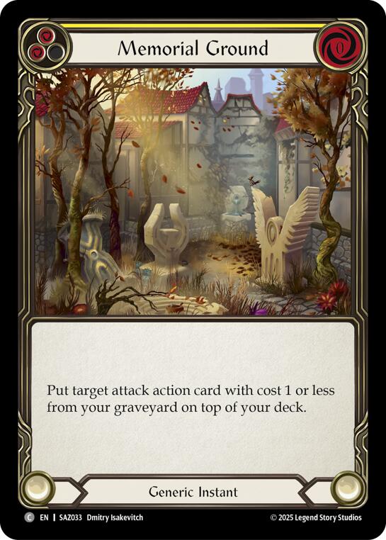 Memorial Ground [SAZ033] (GEM Pack 2) | Magic Magpie