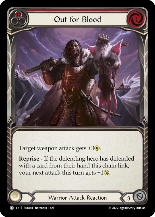 Out for Blood [SDO014] (GEM Pack 2) | Magic Magpie