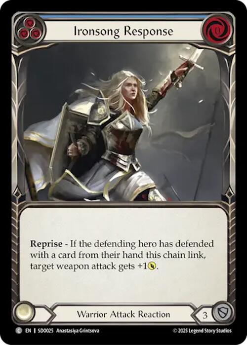 Ironsong Response (Blue) (Regular) [SDO025] (GEM Pack 2) | Magic Magpie