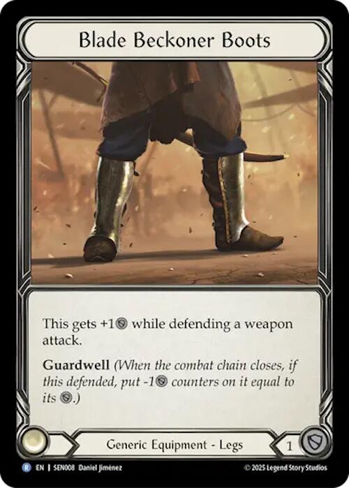 Blade Beckoner Boots [SEN008] (GEM Pack 2) | Magic Magpie
