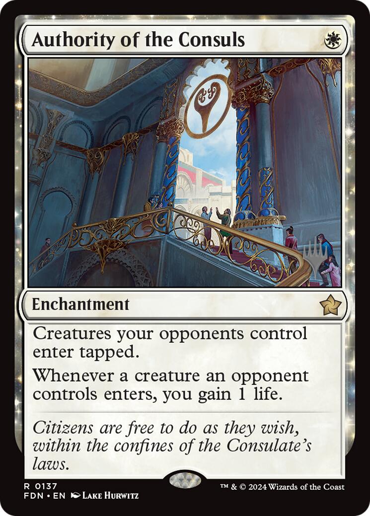 Authority of the Consuls [Lorwyn Eclipsed Promos] | Magic Magpie