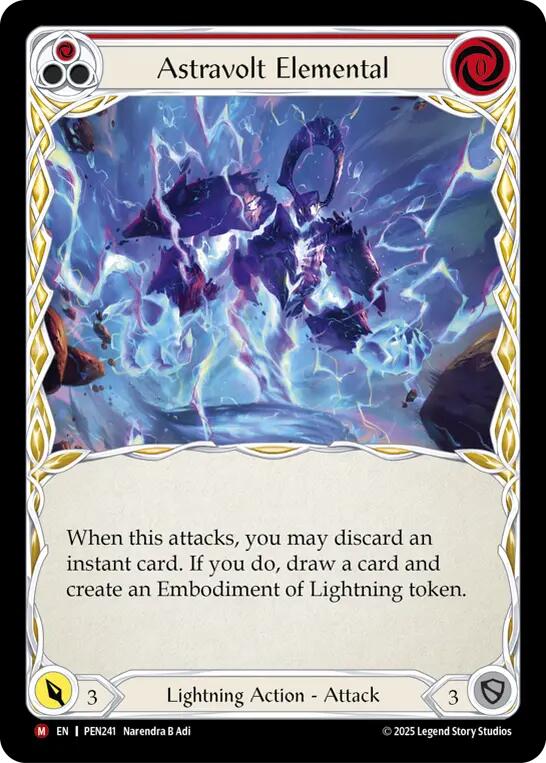 Astravolt Elemental (Red) [PEN241] (Compendium of Rathe) | Magic Magpie