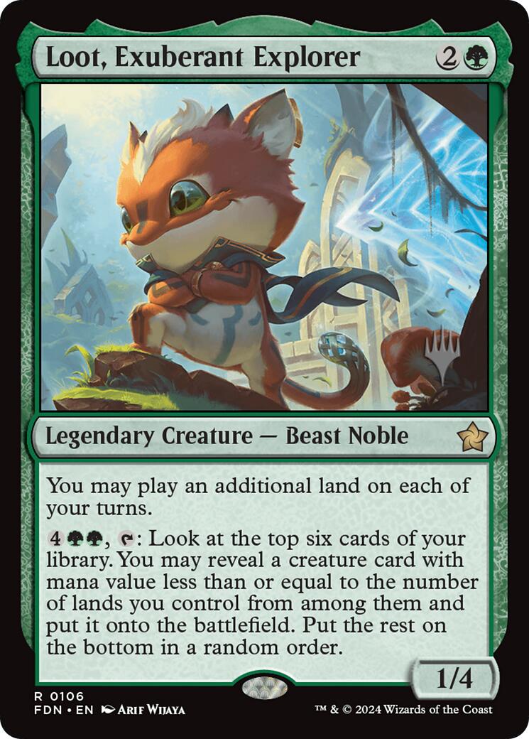 Loot, Exuberant Explorer [Lorwyn Eclipsed Promos] | Magic Magpie