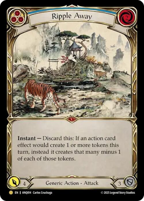 Ripple Away (Blue) (Gold) [ANQ014] (Compendium of Rathe - Antiquity Pack) | Magic Magpie