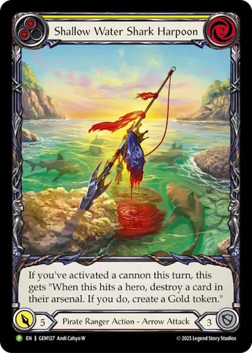 Shallow Water Shark Harpoon [GEM127] (GEM Pack 4)  Rainbow Foil | Magic Magpie